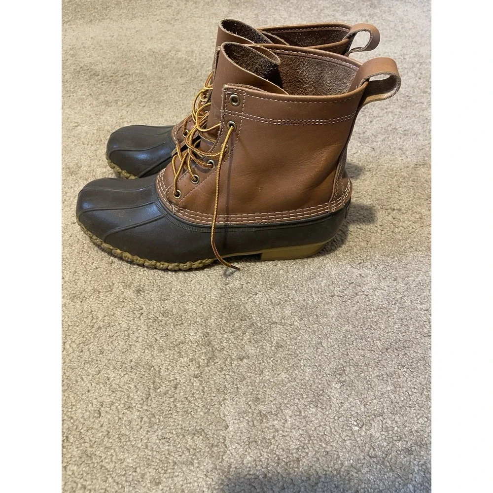 L.L. Bean Bean Boots Size 12 Wide Waterproof Made in USA